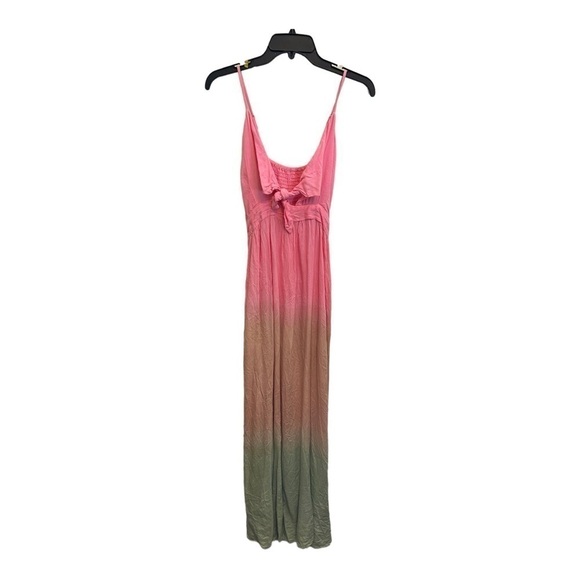 BOHO ME Cut Out Front Self-Tie Spaghetti Strap Maxi Dress - Picture 2 of 9